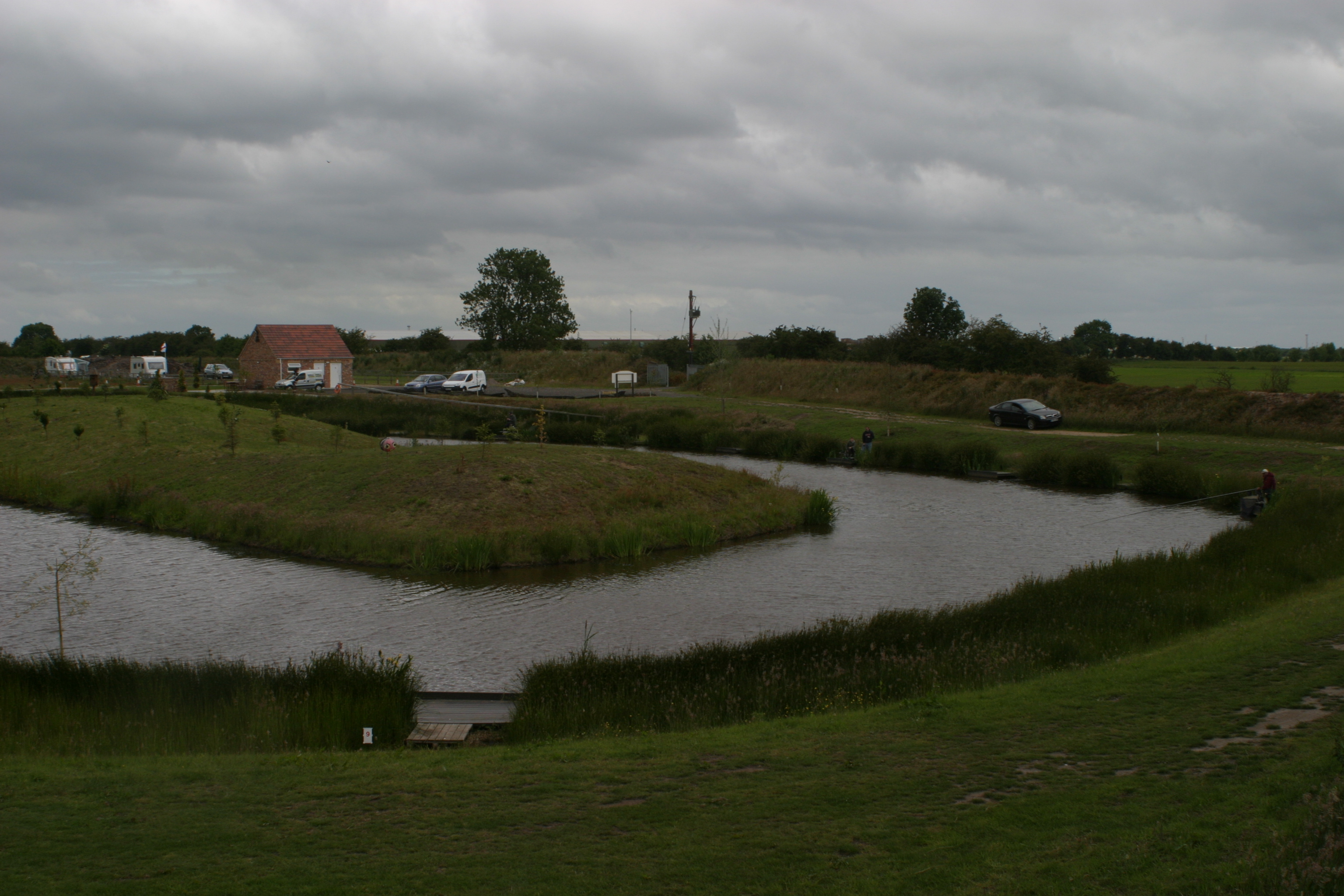 View across the lake