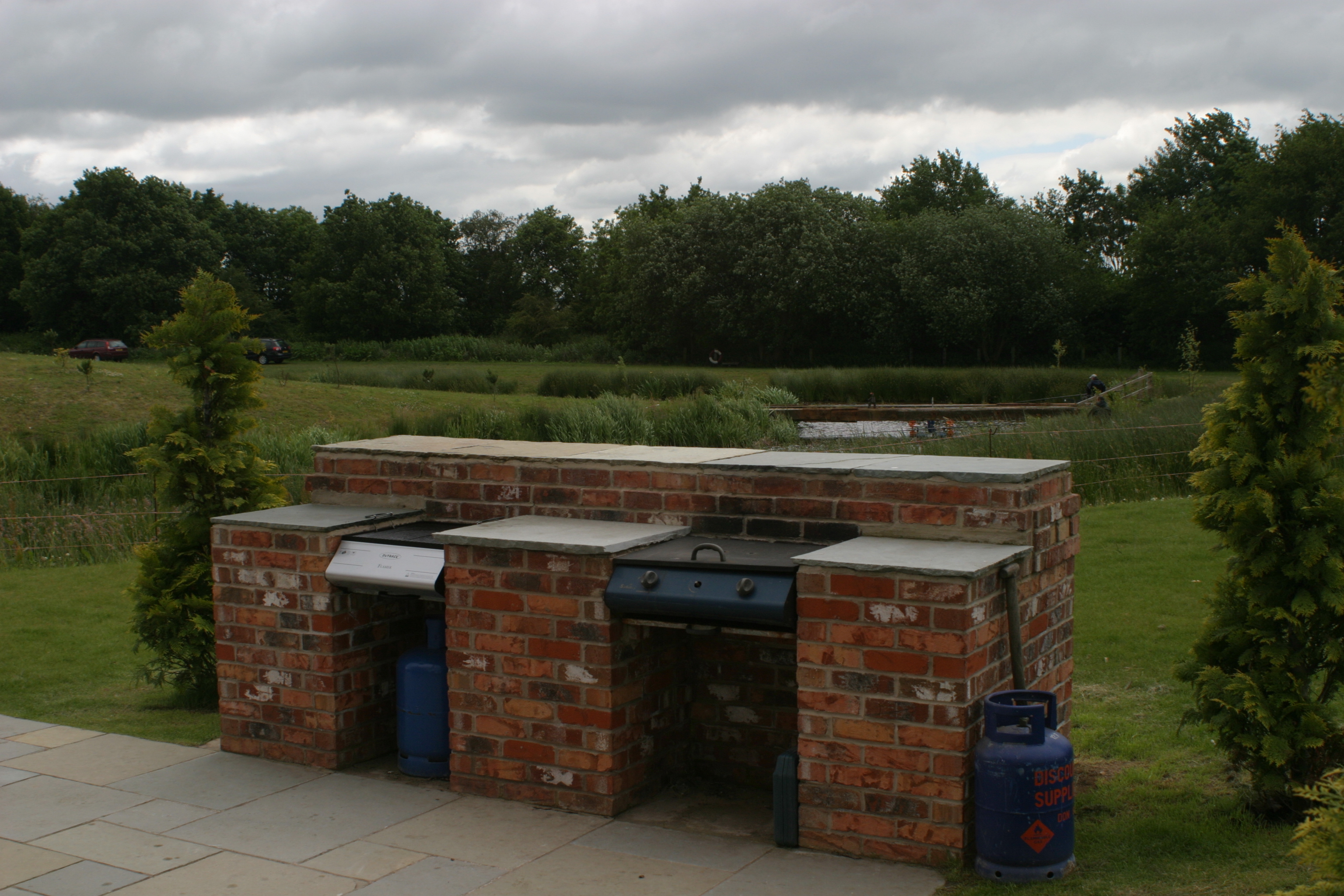 BBQ overlooking fishery